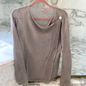 Gray Linen Calypso Cardigan